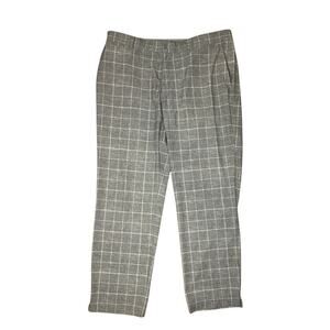 Nike Dri Fit Tour Performance Pants Mens 38x32 Golf Gray Windowpane Check